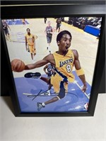 8x10 NBA Los Angeles Laker Kobe Bryant framed