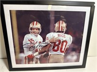 8x10 NFL San Francisco 49ers Jerry Rice Joe