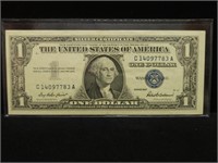 $1 1957 SILVER CERTIFICATE (AU)