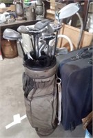 WILSON & OTHER GOLF CLUBS IN BAG