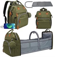 WF6568  DERSTUEWE Baby Bag Backpack Army Green