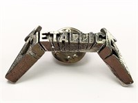 Vintage Metallica Metal Pin