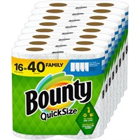 Bounty Quick-Size Paper Towels, White, 16 Family R