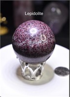 Lepidolite Sphere