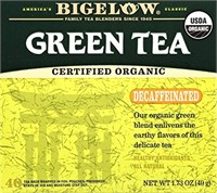 2026/06Bigelow Decaffeinated Organic Green Tea, 40