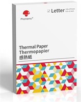 Phomemo Thermal Paper Letter 8.5 x 11 inch