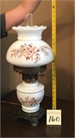 Vintage Floral Lamp with 3 Way Light