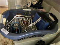 Laundry Basket w/ Laundry Items