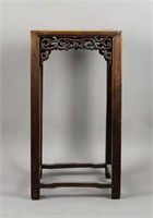 Chinese Huanghuali Wood Corner Leg Stool