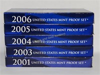 2001-2006  US Mint Sets