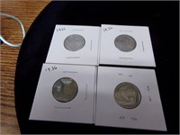 4-1936 Buffalo nickels