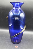 2000 Signed Richard BLENKO Art Glass Vase