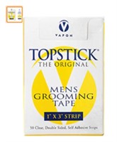 Topstick Men's Clear Double Sided Grooming Tape