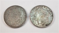 1921 & 1921 D Morgan Silver Dollars