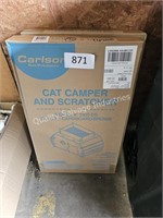 2- cat camper & scratchers