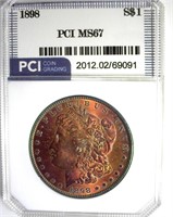 1898 Morgan MS67 LISTS $3300