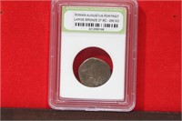 A Slabbed Large Bronze Roman Coin