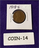1918-S PENNY SEE PHOTO
