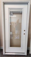 36" Prehung door with blinds