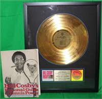 BILL COSBY LOT TO INCLUDE A FRAMED GOLD RECORD