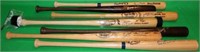 LOT OF 7 SIGNED BASEBALL BATS TO INCLUDE RAWLINGS
