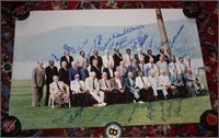 LARGE COLORED PHOTO OF HALL OF FAME BASEBALL