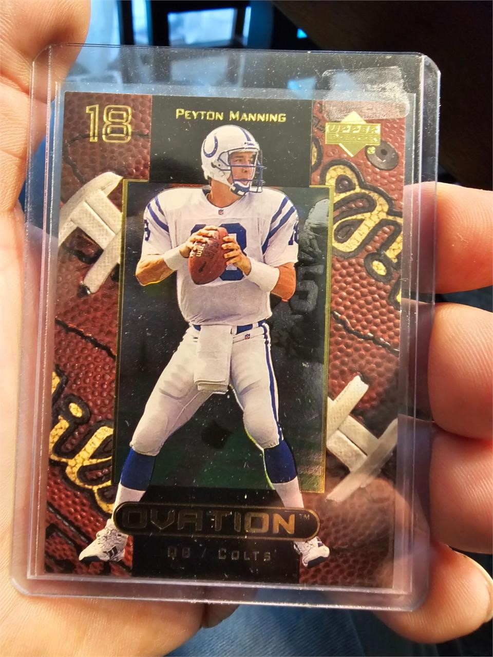 1999 upperdeck ovation peyton manning