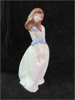 PORCELAIN GIRL FIGURINE-MADE IN SPAIN 12"T