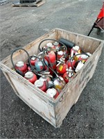 Crate Of Fire Extinguishers