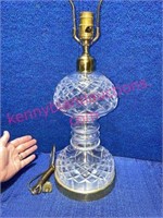 Gorgeous Waterford Crystal Table Lamp #1