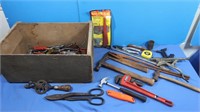 Misc Tools-Some Antique & Vintage, Wooden Crate