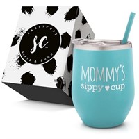 Mom Juice Mommy's Sippy Cup Wine Tumbler - New