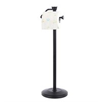 zccz Black Toilet Paper Holder Free Standing -