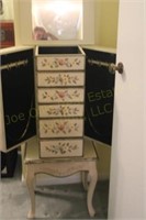 Jewelry Armoire 17 x 13 x 39.5