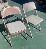 Qty 2 Folding Chairs