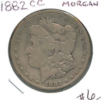 1882-CC Morgan Silver Dollar