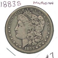 1883-S Morgan Silver Dollar