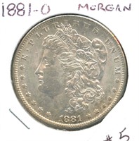 1881-O Morgan Silver Dollar