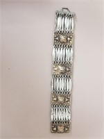 Sterling 925 Made in Mexico Boho Links Bracelet