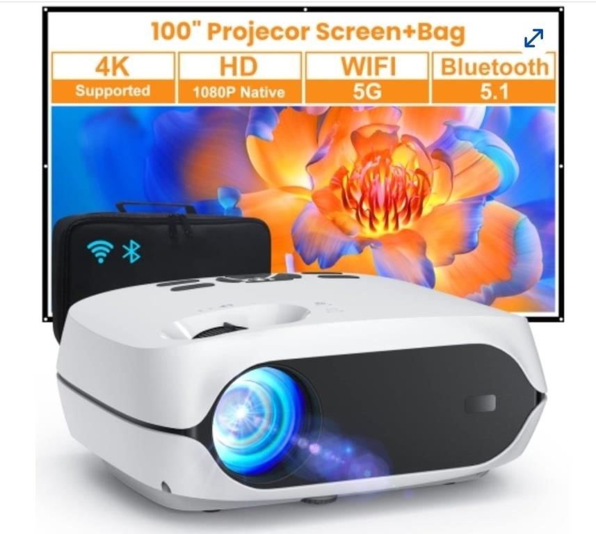 Portable 5G WiFi Projector