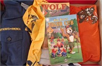 Boy scouts shirts and books