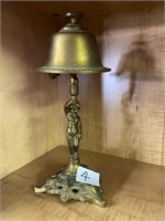 Antique Italian solid brass hotel service bell