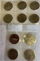 10- Canadian dollar coins. Various years