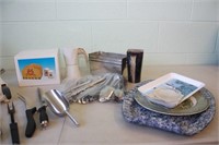 Assorted Lot Including Cutlery, Rotisserie & More