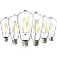 Sunco 6 Pack Dusk to Dawn Light Bulbs LED Edison 3