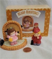 1996 Hallmark Merry Miniatures Bashful Visitors