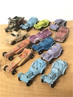 Vintage Metal Tootsie Toy Cars Lot of 13