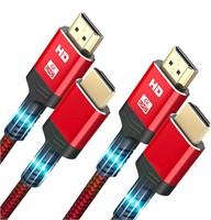 4K HDMI Cables 6.6ft, 2Pack