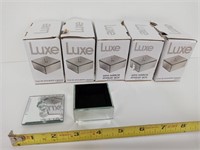 Lot of 6 Luxe Mini Mirror Jewelry Boxes