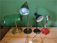 4 Desk Lamps